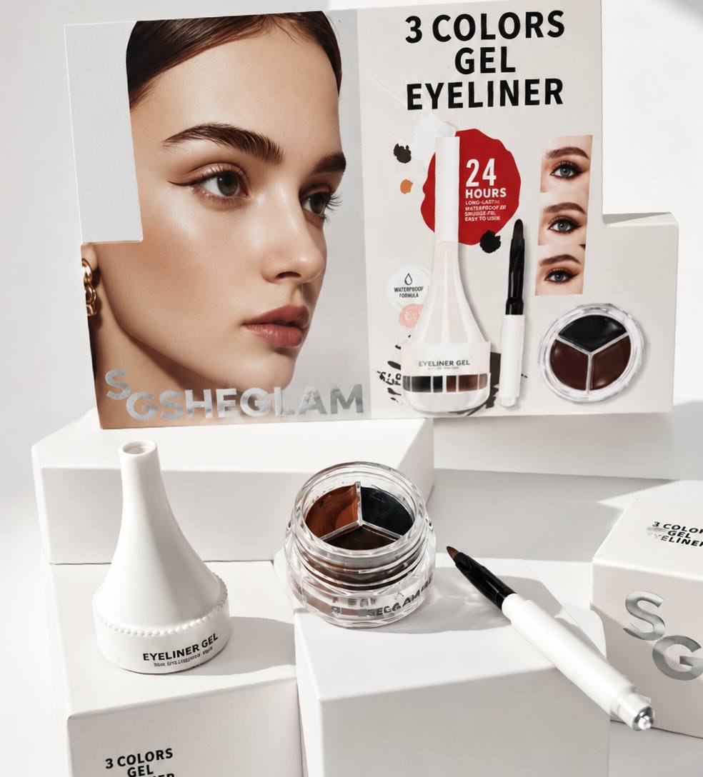 خط چشم ژله ای سه رنگ شیگلم